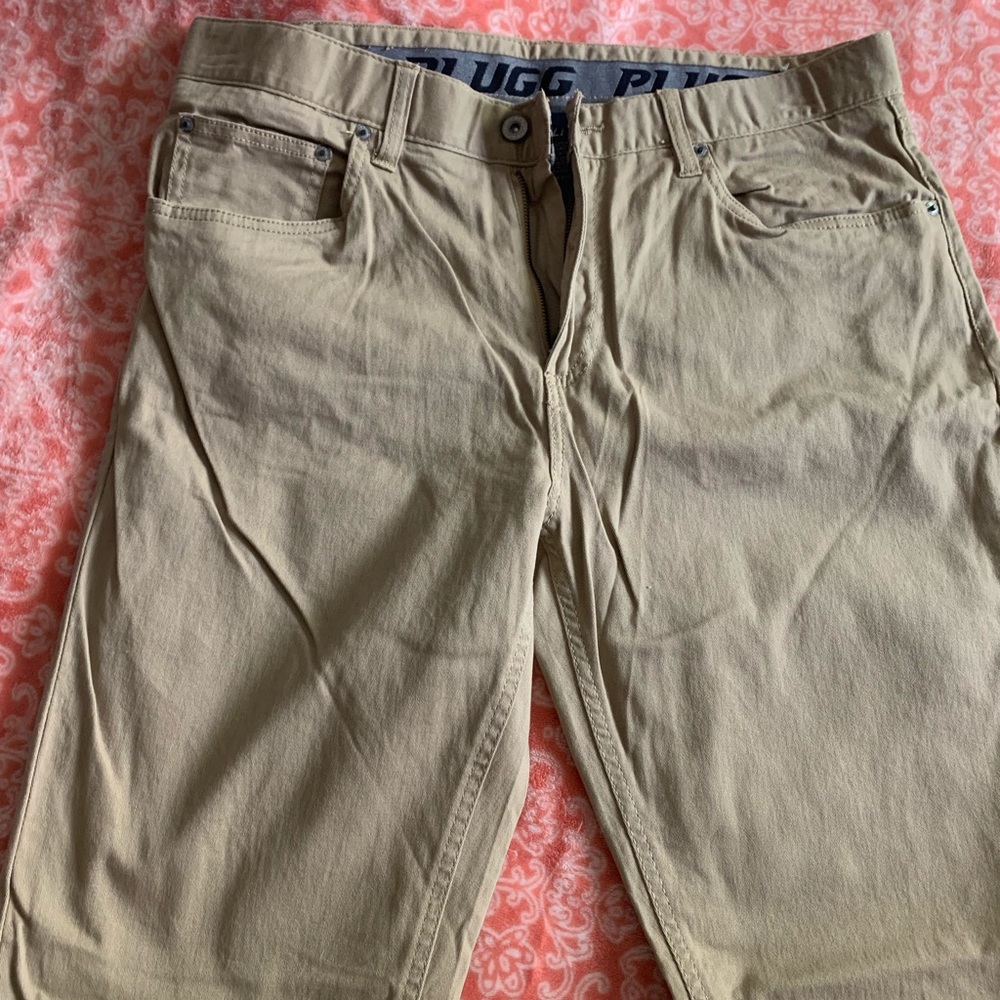 Men’s khaki straight leg pants